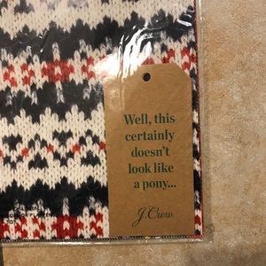 New J. Crew Plaid/Lamb/Sweater Knit/Spotted Poster